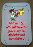 Dekoschild mit lustigem Spruch; MDF Holz; Handarbeit Dekoschild mit lustigem Spruch; MDF Holz; Handarbeit