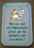 Dekoschild mit lustigem Spruch; MDF Holz; Handarbeit