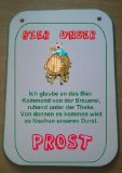Dekoschild mit lustigem Spruch; MDF Holz; Handarbeit