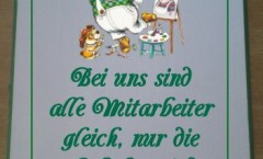 Dekoschild mit lustigem Spruch; MDF Holz; Handarbeit